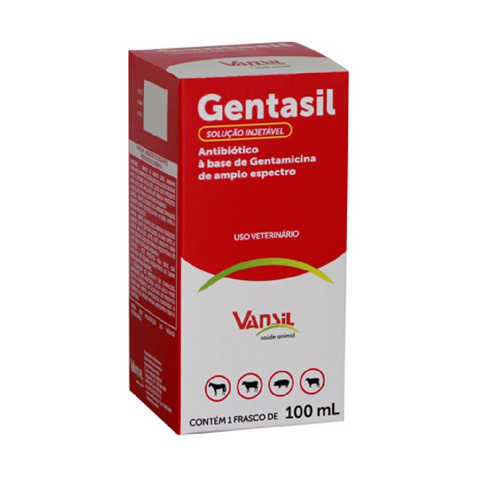 Antibiótico Injetável Gentasil Vansil 100ml
