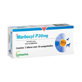 Antibiótico Marbocyl Vetoquinol para Cães e Gatos - 10 Comprimidos