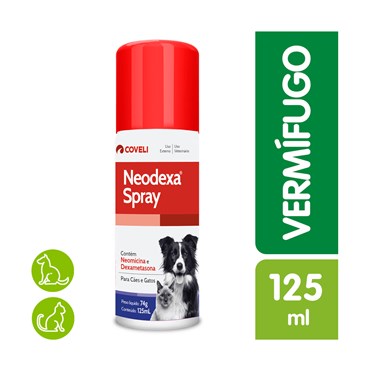 Antibiótico Neodexa em Spray Coveli para Cães e Gatos 74g