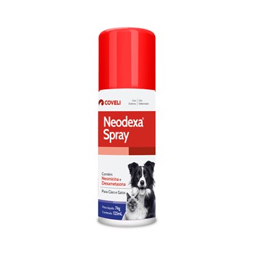 Antibiótico Neodexa em Spray Coveli para Cães e Gatos 74g