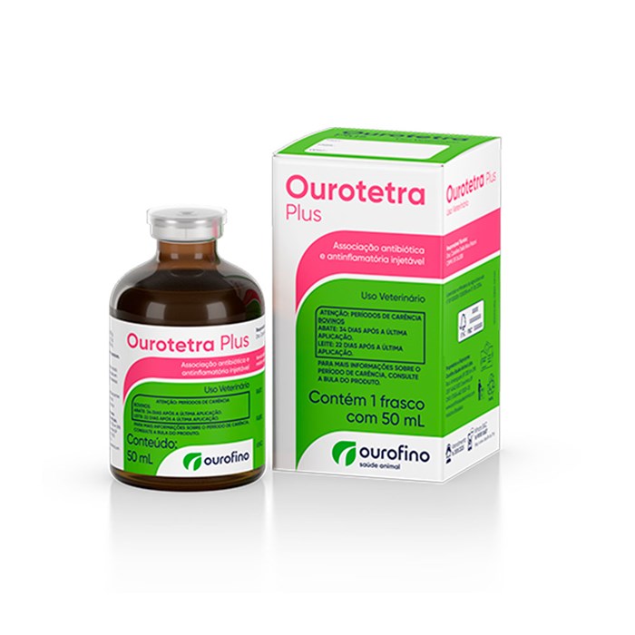 Antibiótico Ourotetra Plus Ouro Fino 50ml 