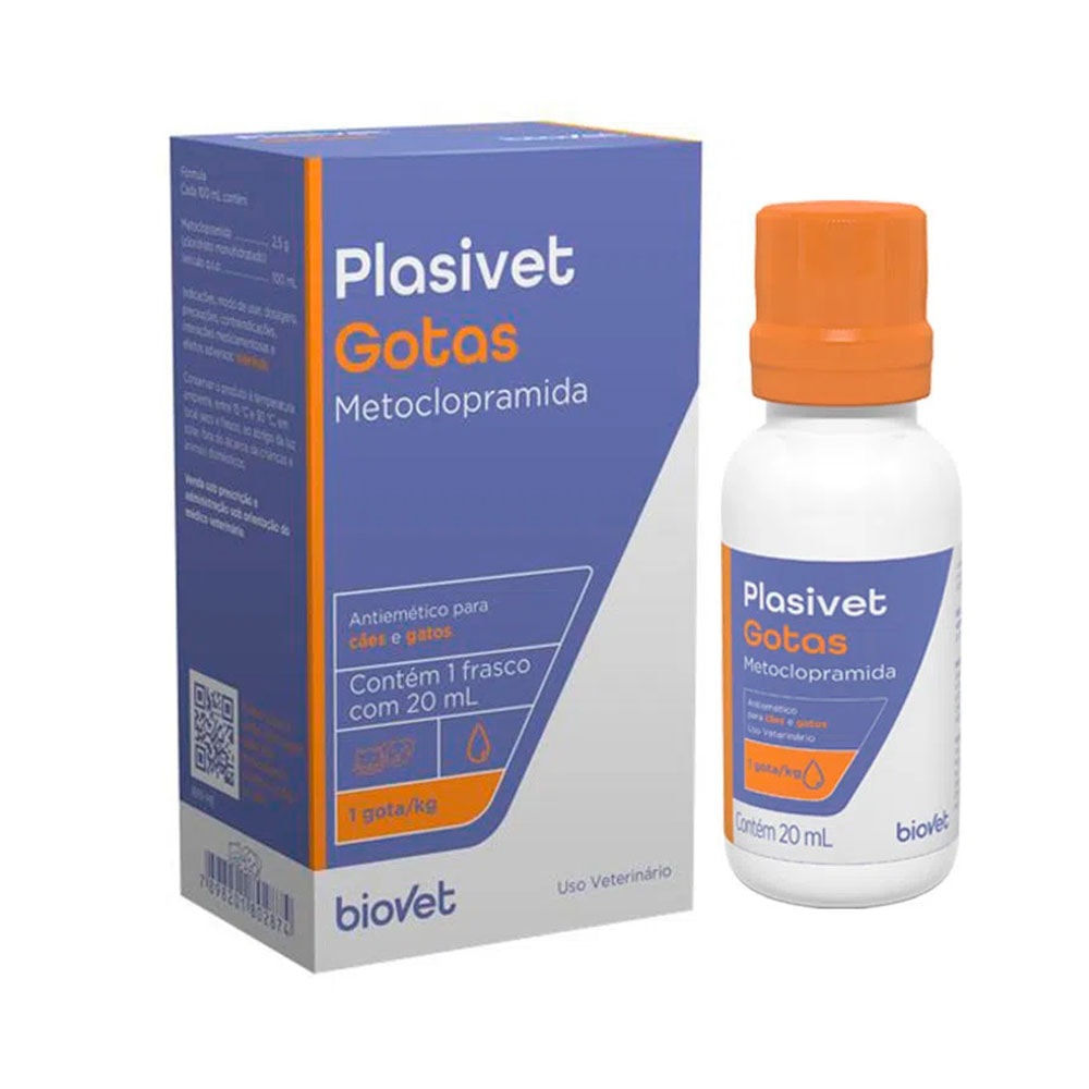 Antiemético Plasivet para Cães e Gatos 20 ml
