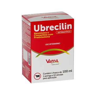 Antimastítico Ubrecilin Vansil Uso Veterinário 100 ml 