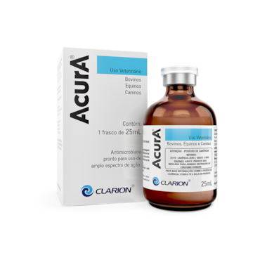 Antimicrobiano Acura Clarion Injetável Pronto Uso 25ml 