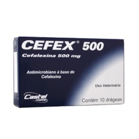 Antimicrobiano Cefex para Cães e Gatos 500mg