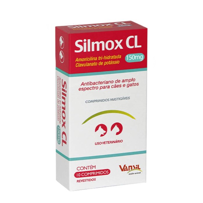 Antimicrobiano Silmox CL Vansil para Cães e Gatos