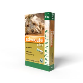Antiparasitário Advocate Para Cães de 0 a 4 kg (0,4 ml)