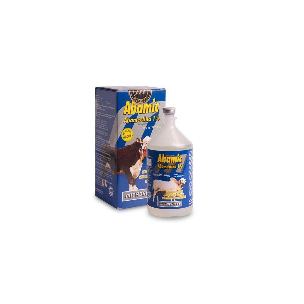 Antiparasitário Injetável para Bovinos Abamic 1% 500ML