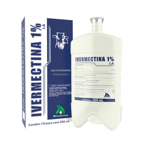 Antiparasitário Ivermectina 1% JA AGRO 500ml