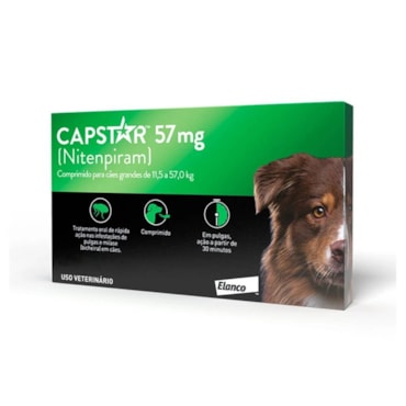 Antipulgas Capstar para Cães 57mg