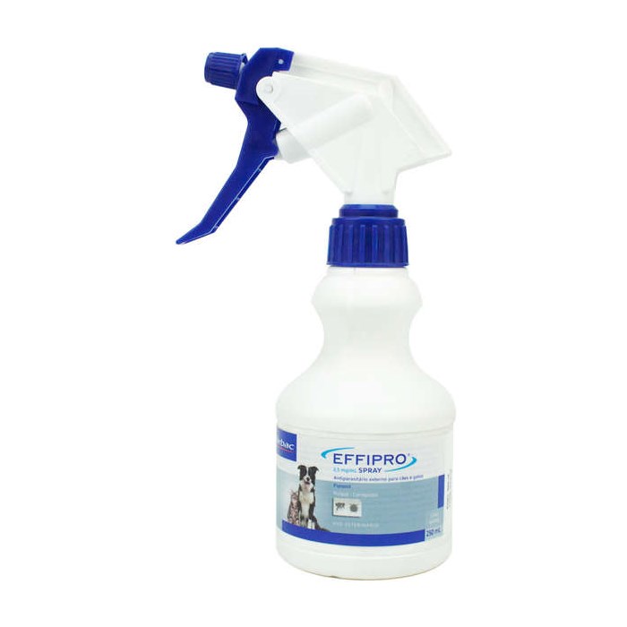 Antipulgas e Carrapatos Effipro Spray Virbac para Cães e Gatos