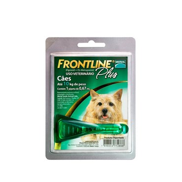 Antipulgas e Carrapatos Frontline Plus para Cães de 0 a 10kg