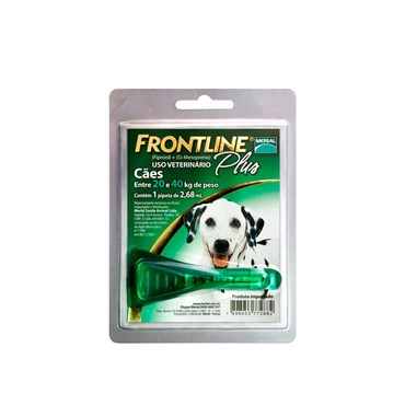 Antipulgas e Carrapatos Frontline Plus para Cães de 20 a 40kg