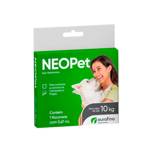 Antipulgas e Carrapatos Neopet Ourofino para Cães até 10kg