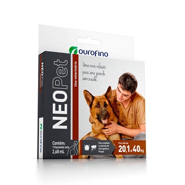 Antipulgas e Carrapatos Neopet Ourofino para Cães de 20,1 a 40kg