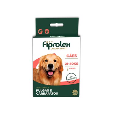Antipulgas Fiprolex Drop Spot Ceva para Cães de 21 a 40 kg 