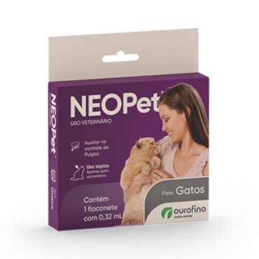 Antipulgas Neopet Ourofino para Gatos de 1 a 8kg