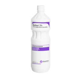 Antisséptico Líquido Riohex 2% Clorexidina 2% com Tensoativo Rioquimica 1 Litro