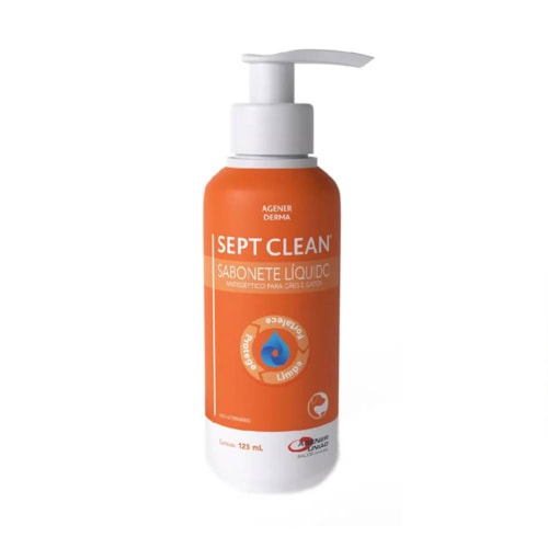 Antisséptico Sept Clean para Cães e Gatos 125 ml