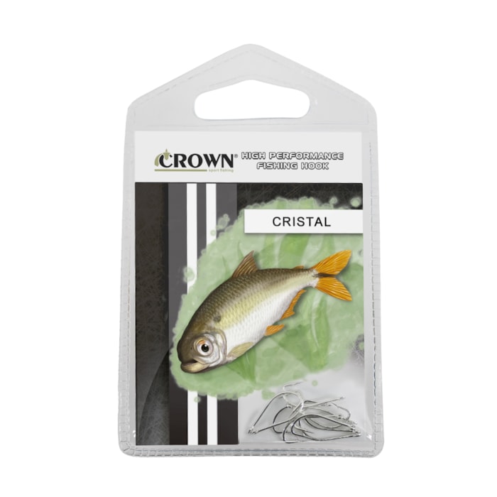 Anzol Crown Cristal Niquelado para Pesca 