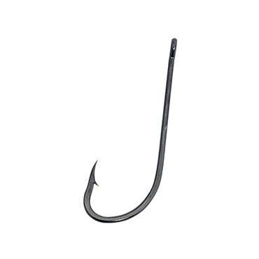 Anzol Crown Long Hook Black para Pesca com 10 Unidades
