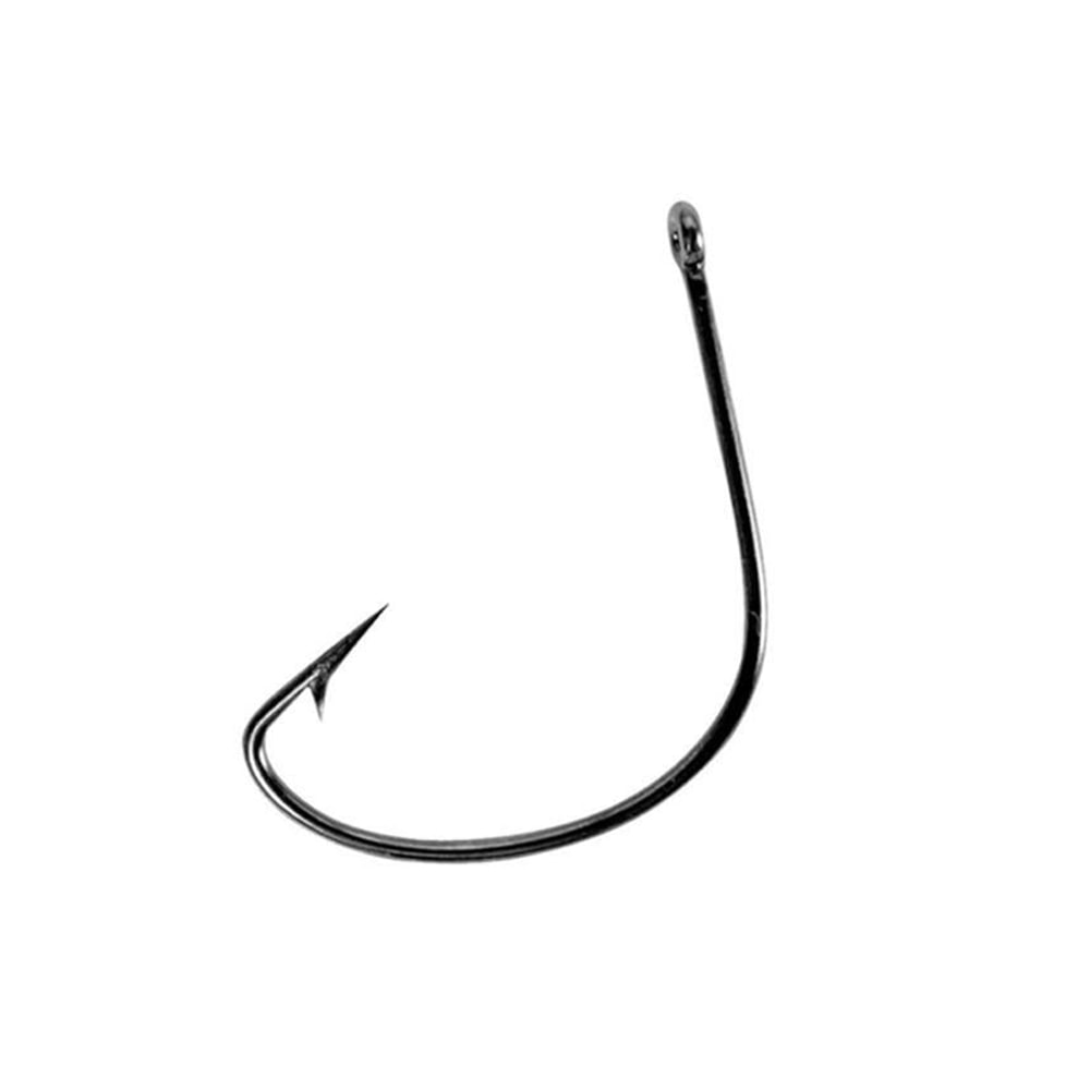 Anzol Crown Wide Gap Niquelado para Pesca com 10 Unidades