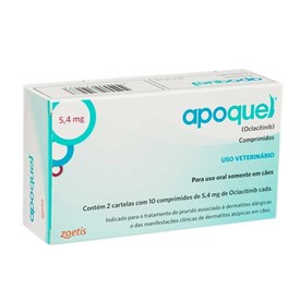 Apoquel Dermatológico 5,4 Mg Cães - 20 Tablets