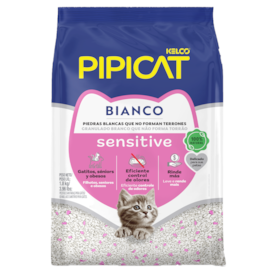 Areia Granulada Pipicat Bianco Sensitive 1,8KG