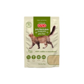 Areia Higiênica Kadi para Gatos Grãos Finos de Milho e Mandioca 4 kg