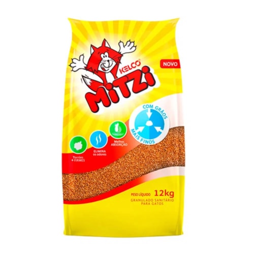 Areia Higiênica Mitzi 12kg