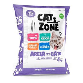 Areia Higiênica para Gatos Cat Zone 4kg