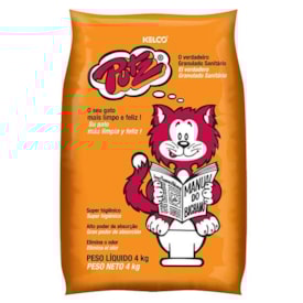 Areia Higiênica Putz 4kg