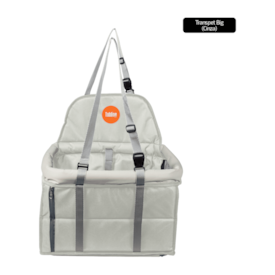 Assento Transpet Big Tubline para Transporte Pet até 15kg Cinza