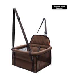 Assento Transpet Big Tubline para Transporte Pet até 10kg Marrom