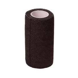 Bandagem Elástica Autoaderente Coesiva 10 cm X 4,5 m Preta Covetrus