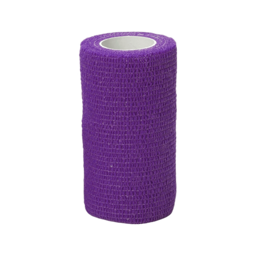 Bandagem Elástica Autoaderente Coesiva 10 cm X 4,5 m Roxa Covetrus