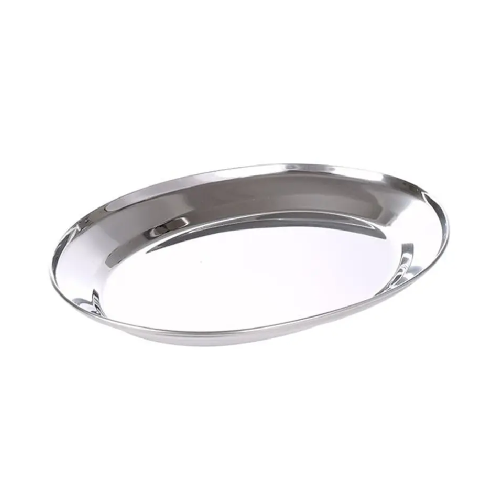 Bandeja Oval Inox 25cm Hiper Textil