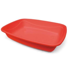 Bandeja Sanitária Alta Cat Plus Vermelho - Pet Injet