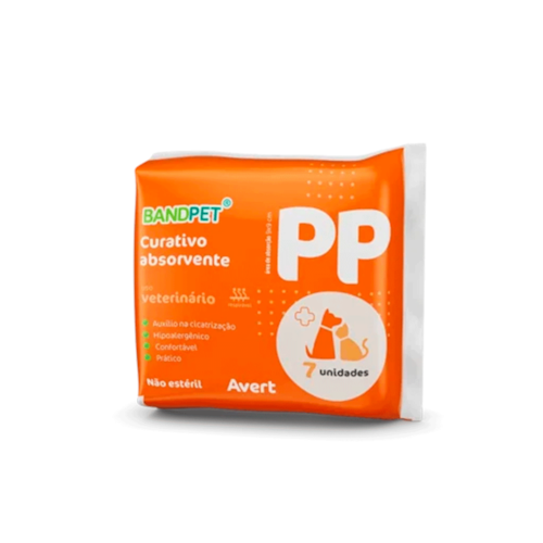 Bandpet Curativo Absorvente Para Cães Não Stéril Avert 7 Unidades PP