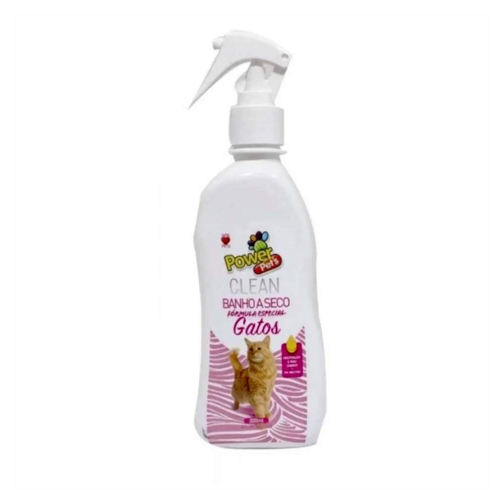 Banho a Seco Power Pets para Gatos 300ml