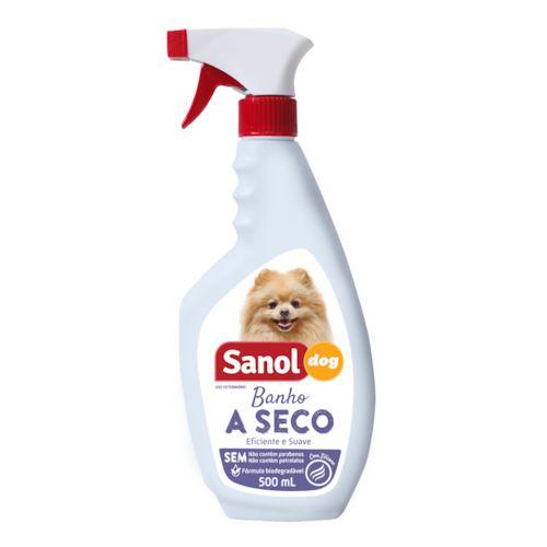 Banho a Seco Sanol para Cães 500ml