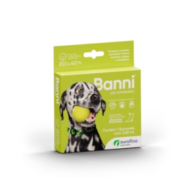 Banni Antiparasitário Ourofino para Cães de 20,1 kg a 40 kg - 1 Flaconete 2,68 ml
