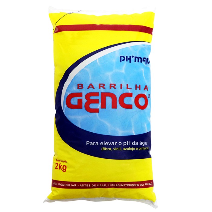 Barrilha PH+ Genco para Piscina 2 kg