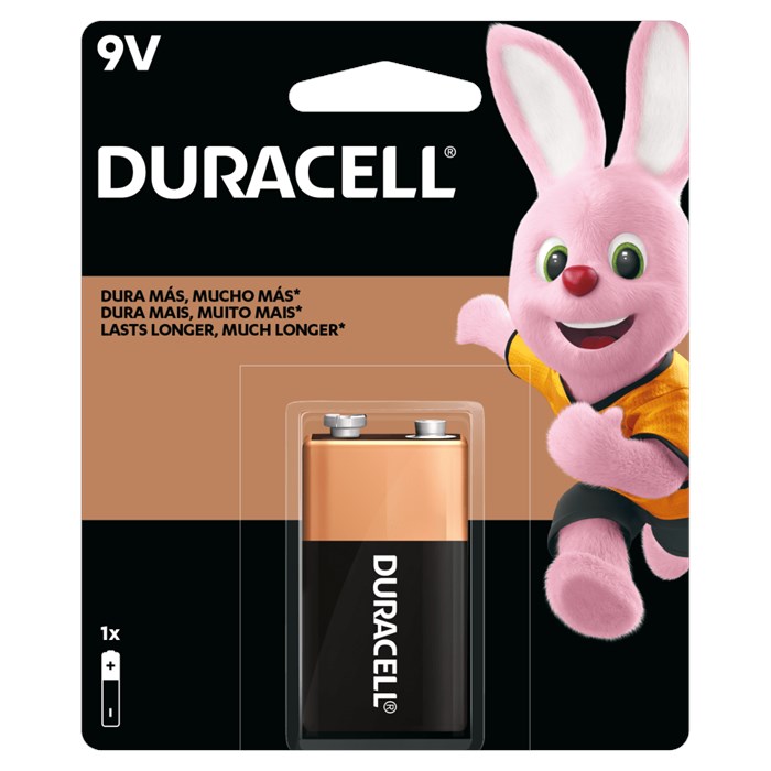Bateria Alcalina Duracell 9 Volts - 1 UN