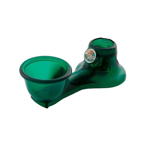 Bebedouro Mini Portátil Vida Mansa Verde Transparente