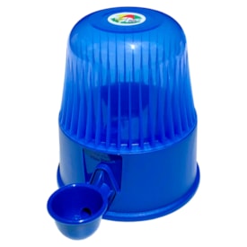 Bebedouro Vida Mansa Polipropileno 2L Azul Transparente