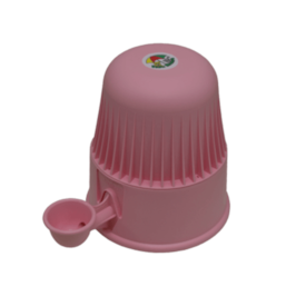 Bebedouro Vida Mansa Polipropileno Raças Pequenas 2L Rosa - imagem adicional