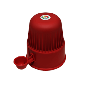 Bebedouro Vida Mansa Polipropileno Raças Pequenas 2L Vermelho - imagem adicional