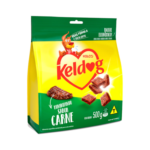 Bifinho Keldog Mini para Cães Sabor Carne 500g