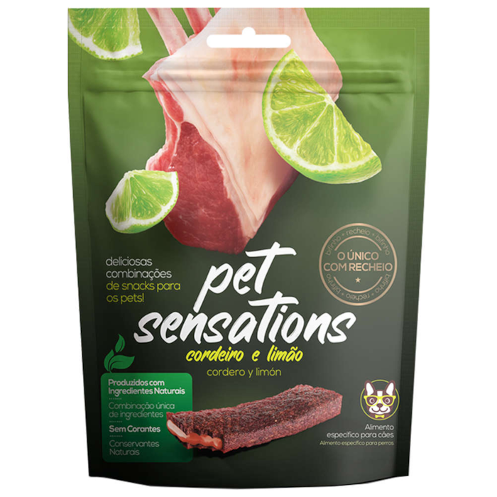 Bifinho Pet Sensations Sabor Cordeiro e Limão 65g - Avert